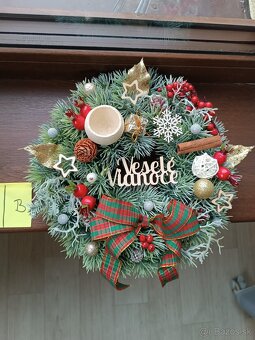 Predám vianočné vence a ikebany - 2