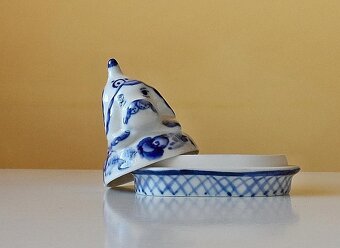 GZHEL dóza, šperkovnica - 2