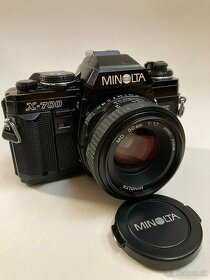 Minolta X700 s objektívom 1.7/50 + kiron 28-85 - 2
