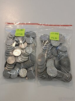 Mince 5,10,20,50, halierov - 2