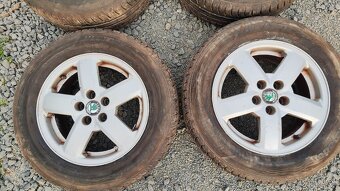 5x100 R15 Škoda Octavia letná sada (195/65 r15) - 2