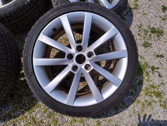 Alu Disky Skoda 5x112  225/40R18" - zimne pneu - 2