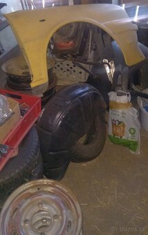 Skoda 120l predny pravý blatnik+plastove podblatniky - 2
