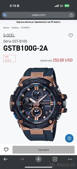 CASIO GSTB100G-2A - 2