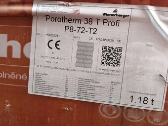 Porotherm 38 T profi - 2