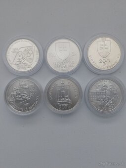 Mince Strieborne 200 koruny Bk - 2