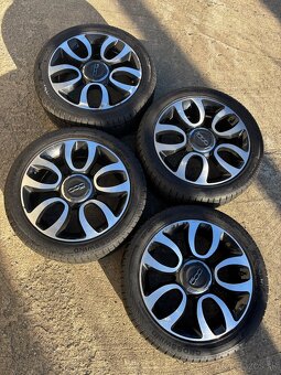 17” Elektróny FIAT 500L 5x98 + nové letné pneu - 2