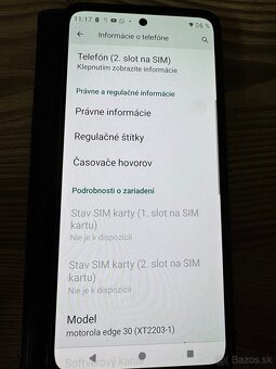 Motorola edge 30 128 8GB ram, Android14 - 2