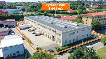 CREDA | prenájom výrobné/skladové priestory napojenie na R1, - 2
