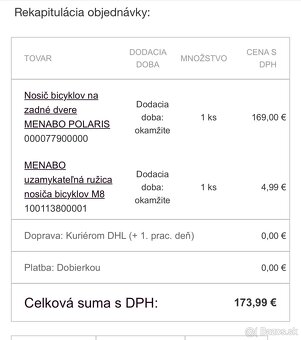 Nosic bicyklov Menabo Polaris - 2