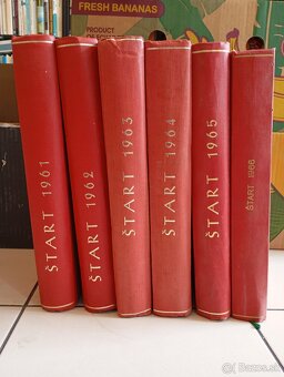 Časopis Štart 1956-1966 (zviazané ročníky) - 2