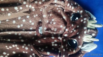 Flisovy overal jelencek 122/128cm - 2