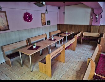 Stoly a lavičky z prevádzky - 2