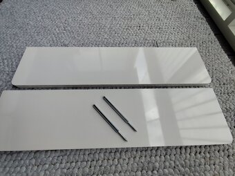 Plávajúca polica, polička  biela - 2