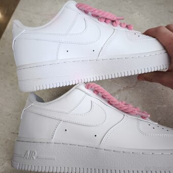 Custom AF1 Pink Rope Laces - 2