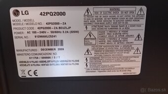 TV LG Plasma 42PQ2000 - 2