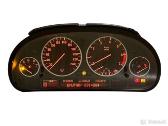 BMW E39 budíky prístrojový panel tachometer HIGH benzín - 2