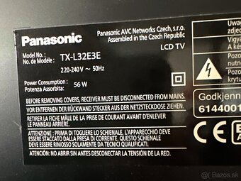 Panasonic Viera 32" LCD TV (TX-L32E3E) - 2