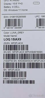 Lenovo LOQ 24GB RAM, 1TB SSD, RTX4050 - aj vymena - 2