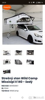 Strešný stan Wild camp Missisipi II 140 - 2