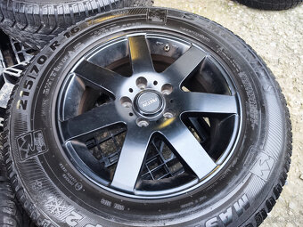 Alu sada =5x114,3= PLATIN =s pneu =215/70 R16 - 2