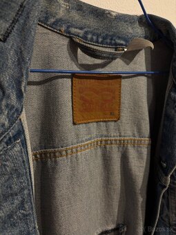 Washed riflová bunda košeľa LEVIS - 2