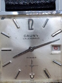 Predám funkčné Pánske náramkové hodinky CAUNY Calendario 17 - 2