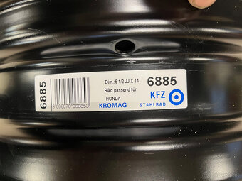 Plechove disky na Hondu 5.5x14" 4x100 ET45 - 2