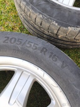 elektrony 5x112 ET34+pneumatiky letné 205/55/R16 - 2