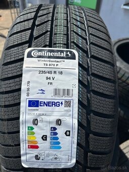 235/45 r18 Zimne Continental nové - 2