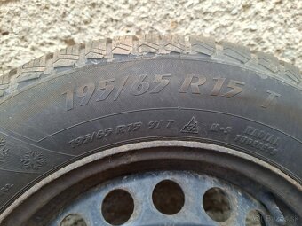 195/65 R15 zimné pneumatiky na diskoch - 2