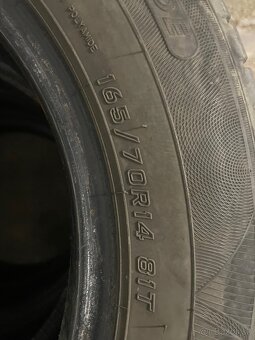Disky + gumy R14 165/70/R14 - 2