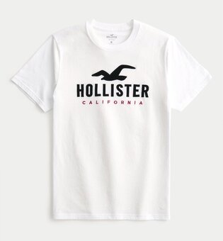 TRIČKO HOLLISTER biele veľ. M - 2