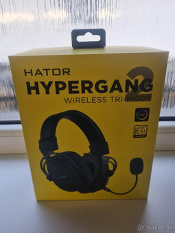 Predám slúchadlá HATOR Hypergang 2 wireless tri -mode - nove - 2