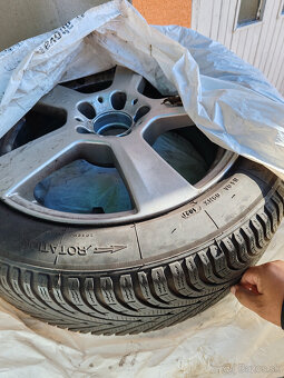 predam alu disky org Mercedes 225/50 R17 7mm obute zim - 2