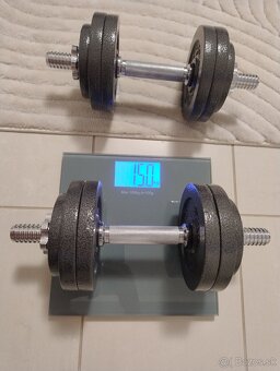Jednoručky 2x15kg - 2
