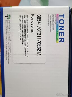 Toner modrý a žltý CB541, CB542 - 2