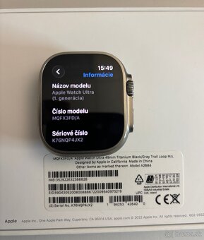 Apple Watch Ultra 1 49mm Titanium Black/Gray - 2