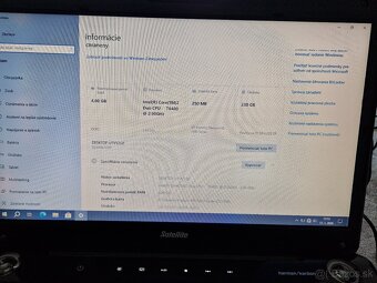 Notebook Toshiba Satellite A350-216 - 2
