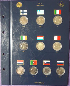 Sada 2 euro mincí E.M.U. 1999-2009 .. 20 ks - 2