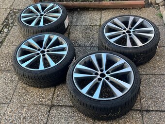 Sada 19 originál Jaguar XE S diskov s pneu Pirelli - 2