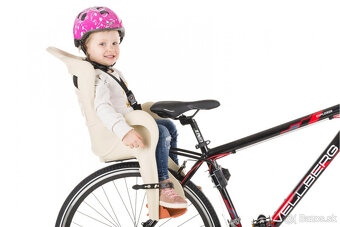 Detská Sedačka na bicykel ELIBAS krémová, NOVÁ - 2