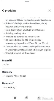 Detská zábrana na schody - 2