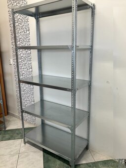 Kvalitné pozinkované kovové regále - 2