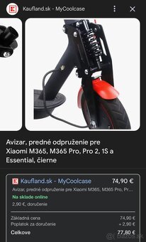 Odpružená vidlica na kolobežky Xiaomi - 2