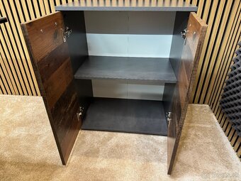 Komoda BERNO 7 – matera / old style tmavá – TOP stav - 2