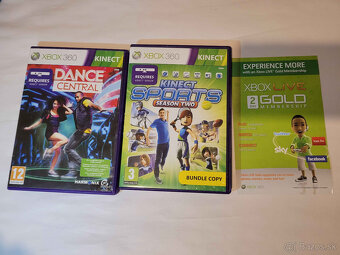 Xbox 360 + kinect + hry - 2