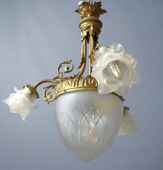 Starožitný secesný luster - 2