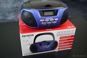 Rádio Boombox AIWA BBTC-300 CD/FM/MP3,USB, BT - modrý - nový - 2