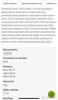 Servírovací stolik - 2